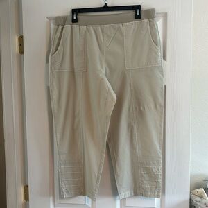 Chic’s Khaki crop pants